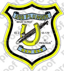 STICKER USN US NAVY SSN 595 USS PLUNGER