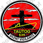 STICKER USN US NAVY SSN 639 USS TAUTOG