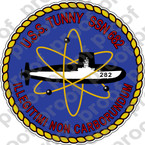 STICKER USN US NAVY SSN 682 USS TUNNY