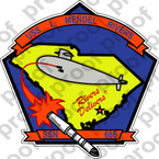 STICKER USN US NAVY SSN 686 USS L MENDEL RIVERS