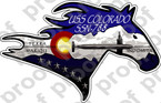 STICKER USN US NAVY SSN 788 USS COLORADO