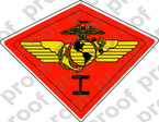 STICKER USMC UNIT   1ST MARINE AIRWING A   ooo   LISC#20187