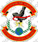STICKER USMC UNIT   8TH COMMUNICATIONS BATTALION A ooo Lisc#20187