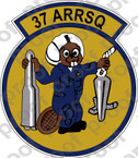 STICKER USAF 37TH ARRSQ