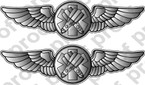 STICKER USCG Coast Guard Rescue Swimmer Wings silver