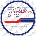 STICKER USAF 79TH AIR REFUELING SQUADRON B