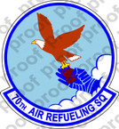 STICKER USAF 70th Air Refueling Squadron A