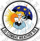 STICKER USAF 3rd Combat Weather Squadron