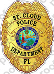 STICKER CIVIL ST CLOUD FL POLICE B