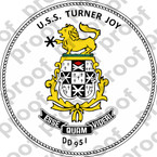 STICKER USN DD 951 USS TURNER JOY