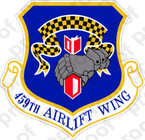 STICKER USAF 459th AIRLIFT WING