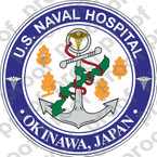 STICKER USN HOSPITAL OKINAWA JAPAN
