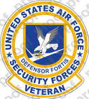 STICKER USAF Air Force Security Forces Veteran