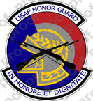 STICKER VET USAF HONOR GUARD B