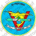 STICKER USN SS 254 USS GURNARD C