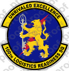STICKER USAF 100TH LOGISTICS READY SQ