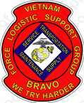 STICKER USMC UNIT FLSG BRAVO VIETNAM