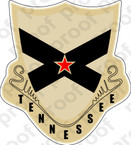 STICKER US ARMY TNSG CREST