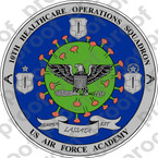 STICKER USAF 10TH HEALTHCARE OPERATIONS SQ