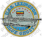 STICKER USN CV 16 USS LEXINGTON