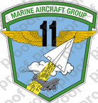 STICKER USMC UNIT   11TH MARINE AIRCRAFT GROUP MAG 11 USMC Lisc 20187
