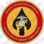 STICKER USMC UNIT MARSOC v2 USMC Lisc 20187