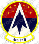 STICKER USAF 8TH FLYING TRAINING SQ A
