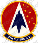 STICKER USAF 8TH FLYING TRAINING SQ B