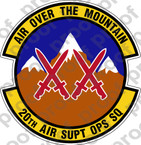 STICKER USAF 20TH AIR SUPPORT OPERATIONS SQ