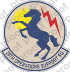 STICKER USAF 20TH OPERATIONS SUPPORT SQ A