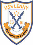 STICKER USN US NAVY CG16 USS Leahy