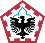 STICKERS US ARMY UNIT 555th Engineer Brigade