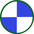 STICKERS US ARMY UNIT 4TH CORPS SHIELD