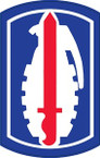 STICKERS US ARMY UNIT 191st INFANTRY BRIGADE