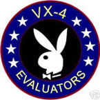 STICKER USN VX  4 TEST SQUADRON