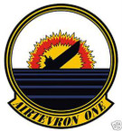 STICKER USN VX   1 TEST SQUADRON