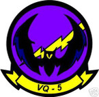STICKER USN VQ  5 RECON SQUADRON