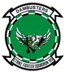 STICKER USN VFA 195 Strike Fighter Squadron