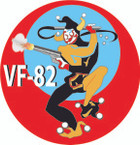 STICKER USN VF 82 FIGHTER SQUADRON JOKERS