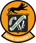 STICKER USN VF 81 FIGHTER SQUADRON
