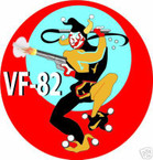 STICKER USN VF  82 FIGHTER SQUADRON