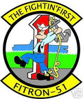 STICKER USN VF  51 FIGHTER SQUADRON FITRON
