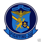 STICKER USN VF  32 Strike Fighter Squadron