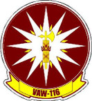 STICKER USN VAW 116 Early Warning Squadron