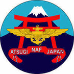 STICKER USN US NAVY NAF Atsugi Japan