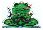 STICKER USN US NAVY MERCFROG