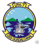 STICKER USN US NAVY LPH 7 USS GUADALCANAL