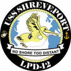 STICKER USN US NAVY LPD 1 Crest