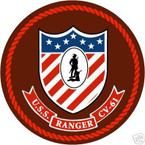 STICKER USN US NAVY CV 61 USS RANGER CARRIER GROUP