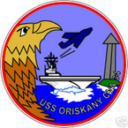 STICKER USN US NAVY CVA 34 USS ORISKANY